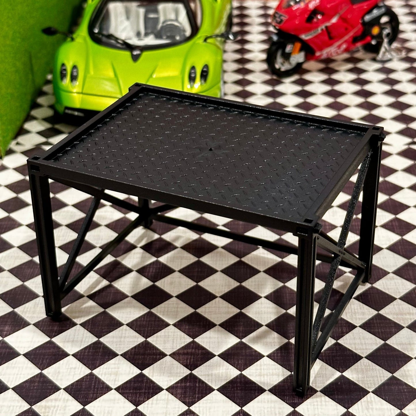 1/12 Scale Large Shelf (1/18 1/10) Prop Diorama Figurine | Made in Japan | NEW - Product Image