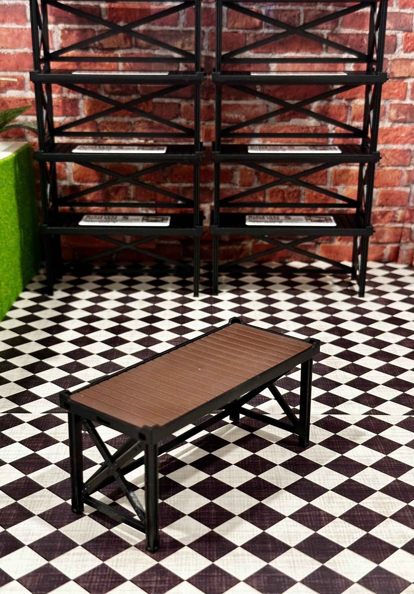 1/12 Scale Small Shelf (1/18 1/10) Prop Diorama Figurine | Made in Japan | NEW - Product Image