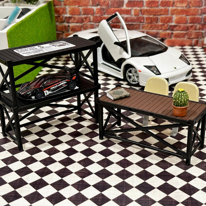 1/12 Scale Small Shelf (1/18 1/10) Prop Diorama Figurine | Made in Japan | NEW - Product Image