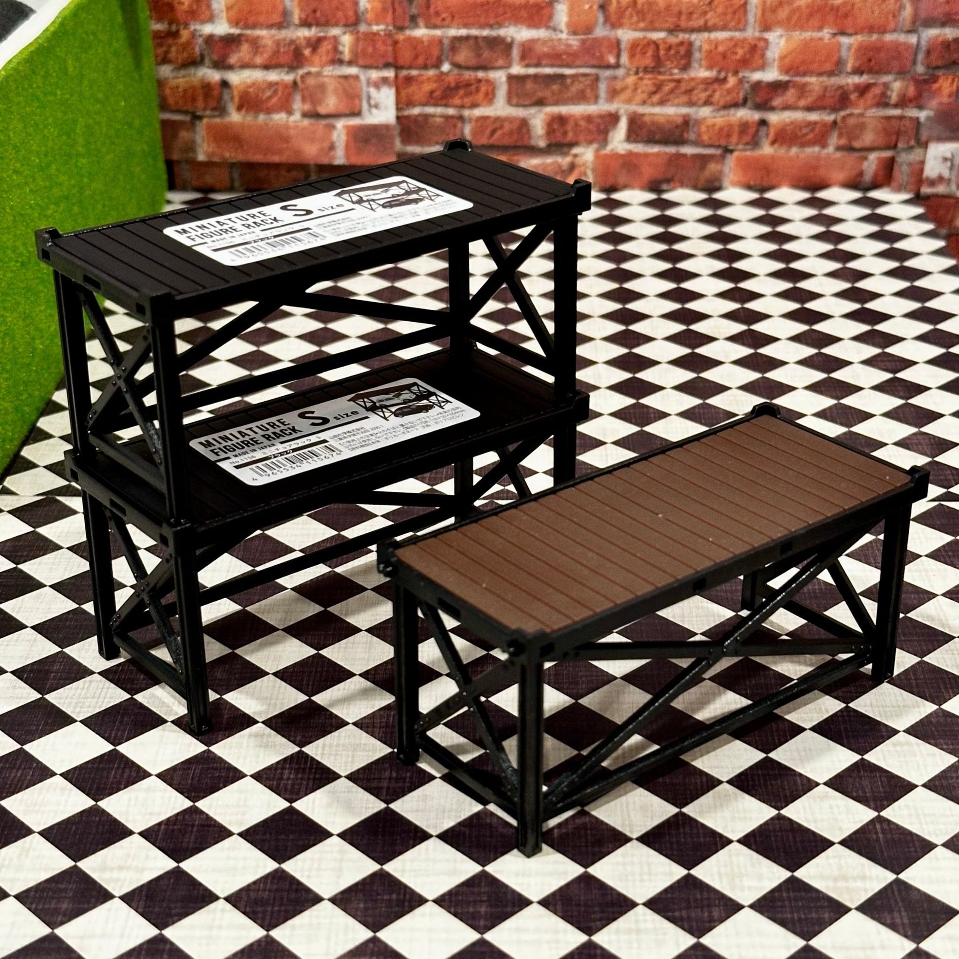 1/12 Scale Small Shelf (1/18 1/10) Prop Diorama Figurine | Made in Japan | NEW - Product Image