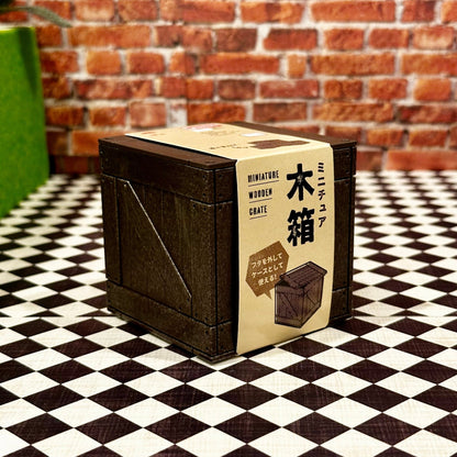1/12 Scale Textured Crate 1/18 1/10 Prop Diorama Figurine | Made in Japan | NEW - Product Image