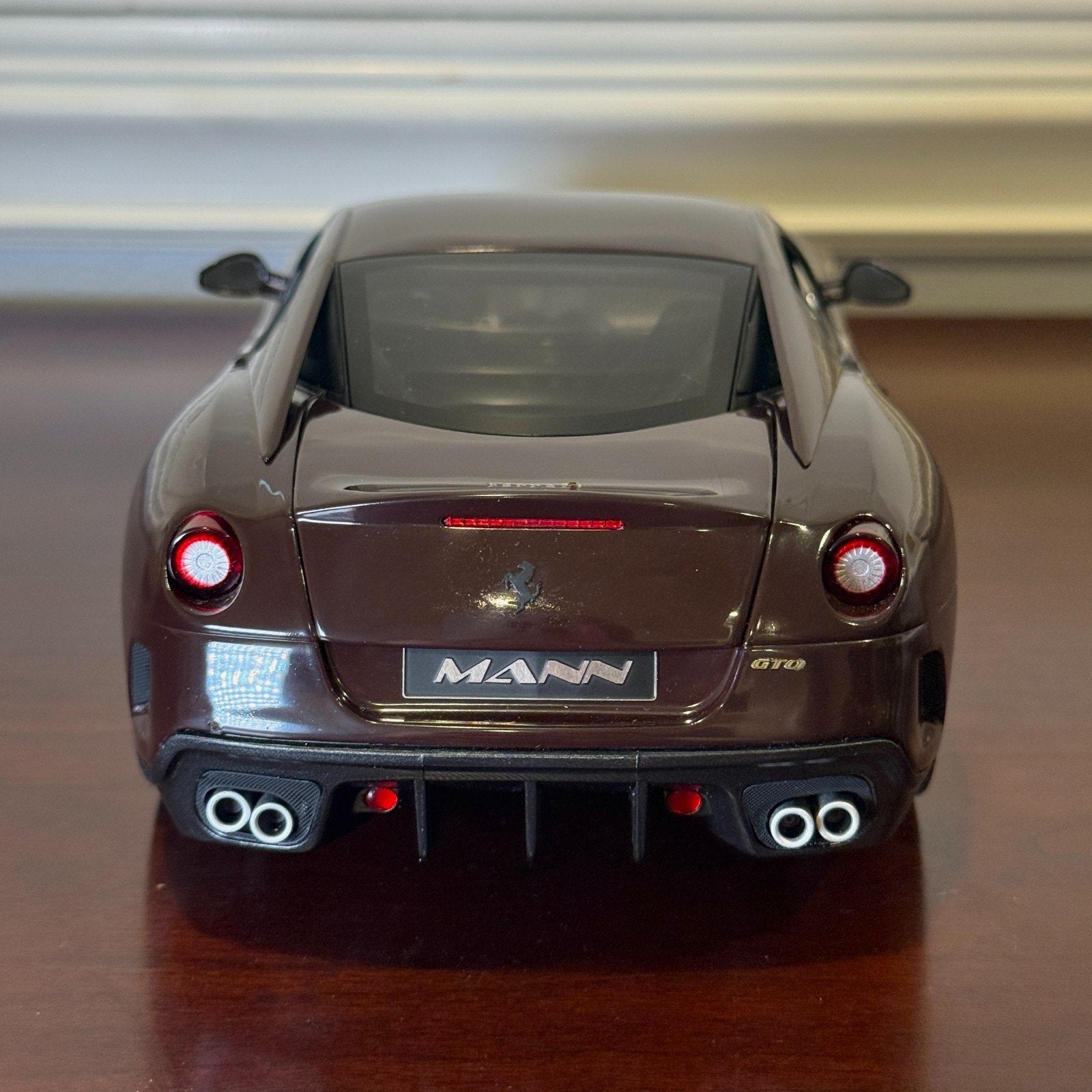 1/18 Ferrari 599 GTO Michael Mann Purple/Gold Hot Wheels Elite | Limited Edition - Product Image