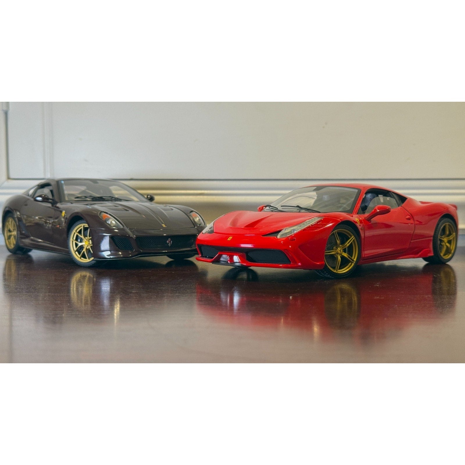 1/18 Ferrari 599 GTO Michael Mann Purple/Gold Hot Wheels Elite | Limited Edition - Product Image