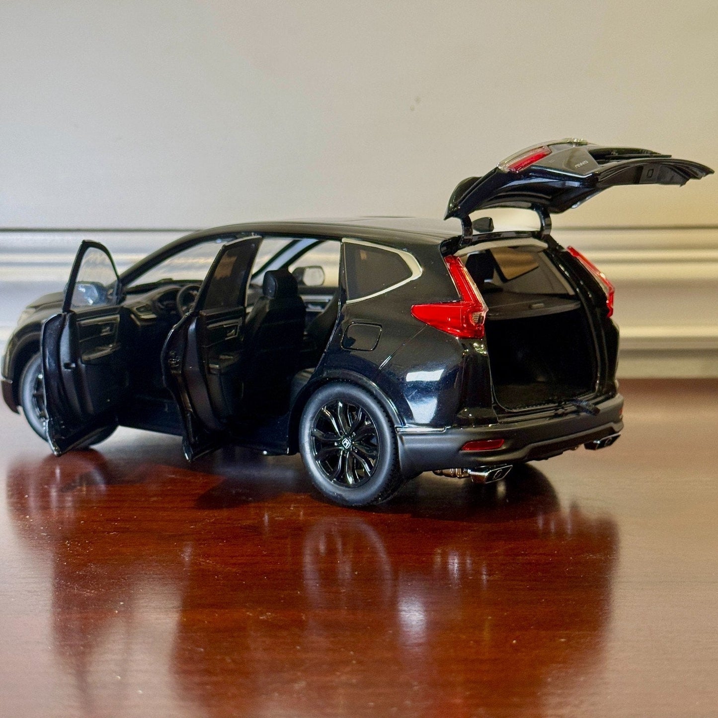 1/18 Honda CRV Black/Black Edition Diecast Model Car SUV | With Box - Product Image