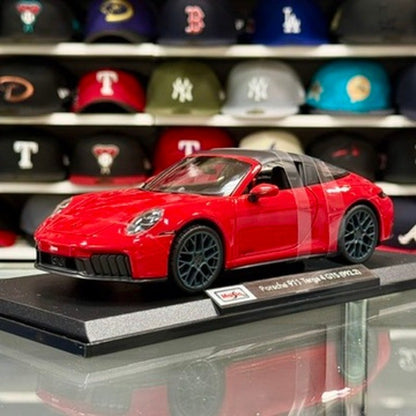 1/18 Porsche 911 Targa GTS Red Maisto Diecast Model Car | New - Product Image