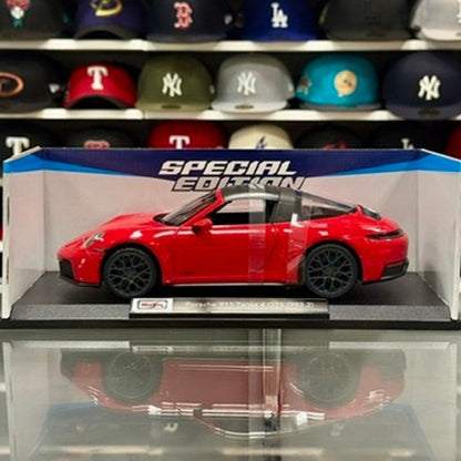1/18 Porsche 911 Targa GTS Red Maisto Diecast Model Car | New - Product Image