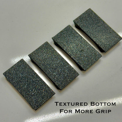 1/18 Scale Wheel Stopper Chocks Tire Block Stop Roll For Diecast Cars | 4 Piece - Product Image