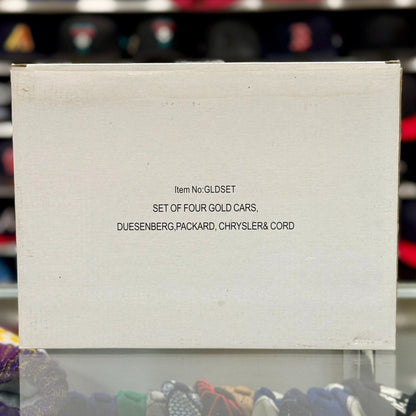 1/32 Gold Bundle Dusenberg, Parkard, Chrysler, Cord National Motor Museum Mint - Product Image