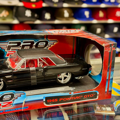 1/18 1965 Pontiac GTO Black Maisto Pro Rodz Diecast Car | New