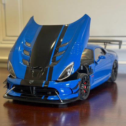 1/18 Dodge Viper ACR Blue/Black Stripes AUTOart Composite Model Car | In Box