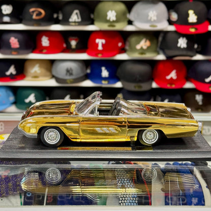 1/18 1963 Ford Thunderbird Convertible Anson Metal Series American Golden | Read