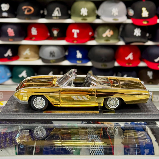 1/18 1963 Ford Thunderbird Convertible Anson Metal Series American Golden | Read