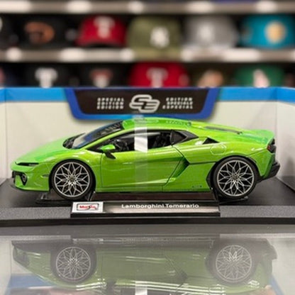 Maisto Lamborghini Temerario 2024 Verde Green 1/18 Scale Diecast Model Car | New