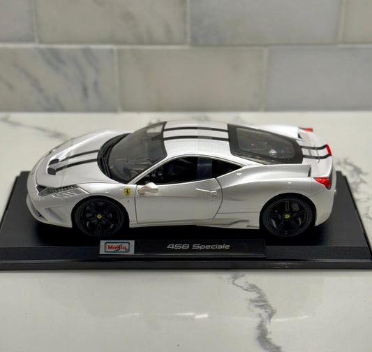Ferrari 458 Speciale Pearl White | Maisto 1/18 | New