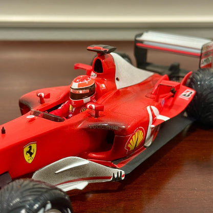 1/18 Ferrari F1 F2003-GA After Race Wet Wheels Formula 1 Schumacher Hot Wheels