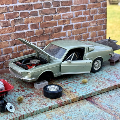 1968 Ford Mustang Shelby GT 500K | Road Signature 1/18 | Diorama Not Included