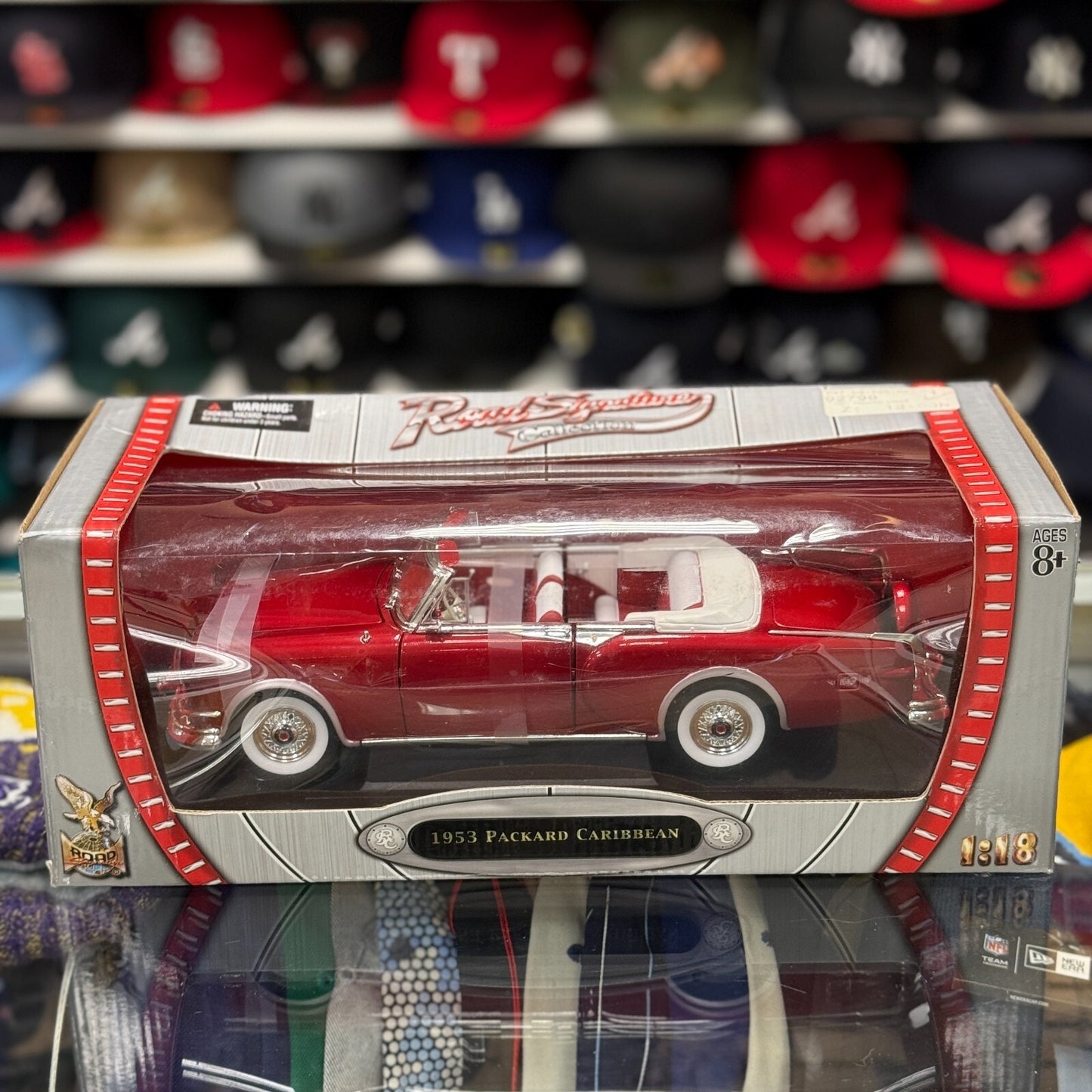 1/18 1953 Packard Caribbean Convertible Red Road Signature Diecast Car | New
