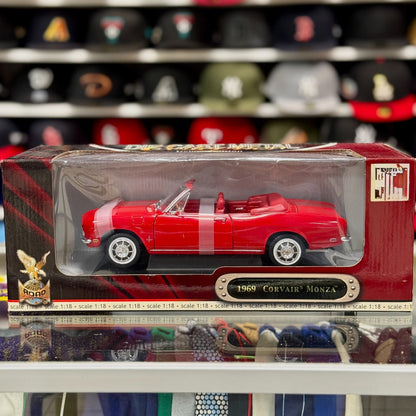 1/18 1969 Chevrolet Corvair Monza Convertible Red Road Signature | New