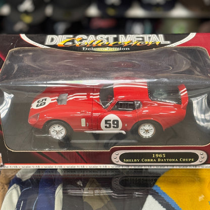 1/18 1965 Shelby Cobra Daytona Coupe Red Road Signature Diecast