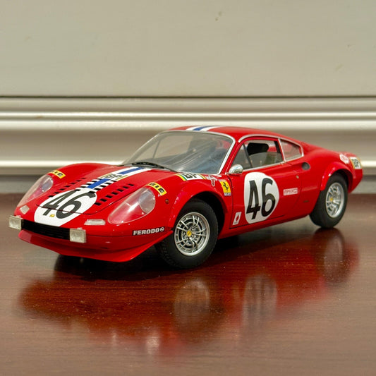Hot Wheels Elite 1/18 Ferrari Dino 246 GT Race Configuration | Limited Edition