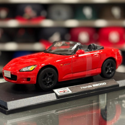 1:18 Honda S2000 Red Roadster Diecast Model Car Convertible | New