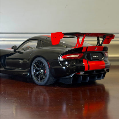 1/18 Dodge Viper ACR Black/Red Stripes AUTOart Composite Model Car | In Box