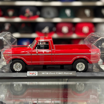 1:18 1979 Ford F-150 Ranger Pickup Truck Red Diecast Model Truck