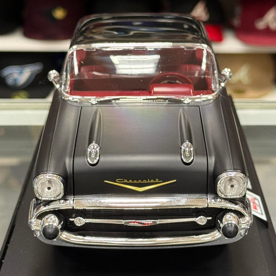 1:18 1957 Chevrolet Bel Air Coupe Black Diecast Model Car Hardtop