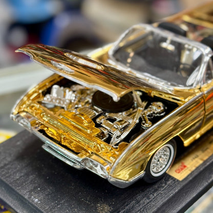 1/18 1963 Ford Thunderbird Convertible Anson Metal Series American Golden | Read