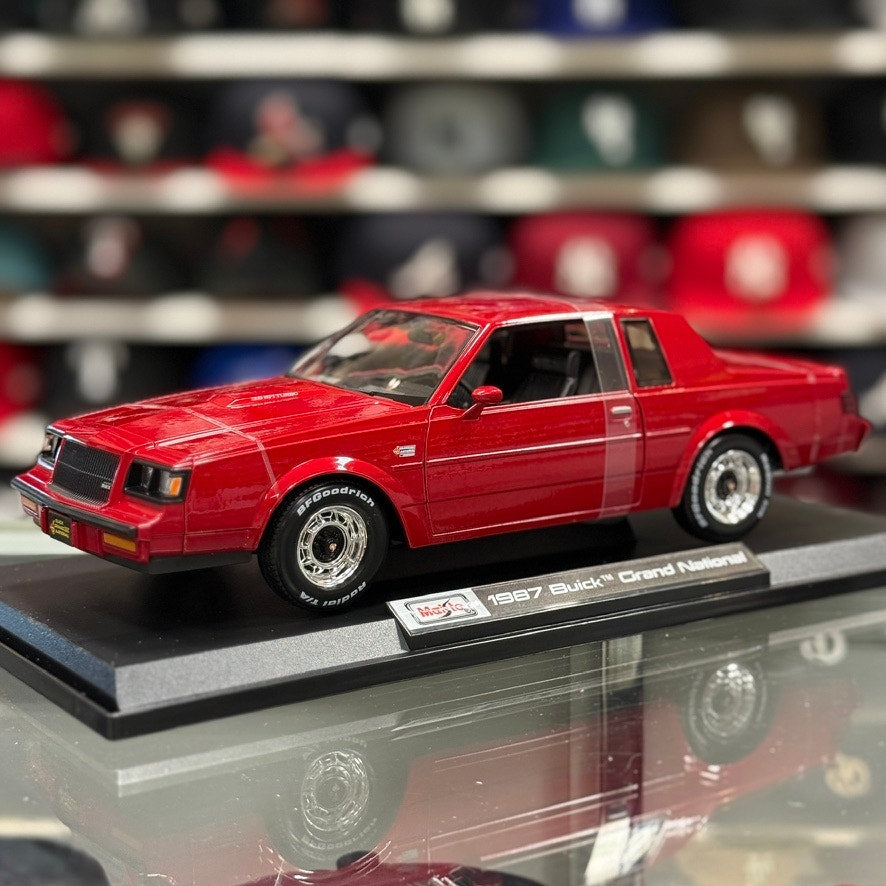 1:18 1987 Buick Grand National Red Diecast Model Car Turbo Regal | New