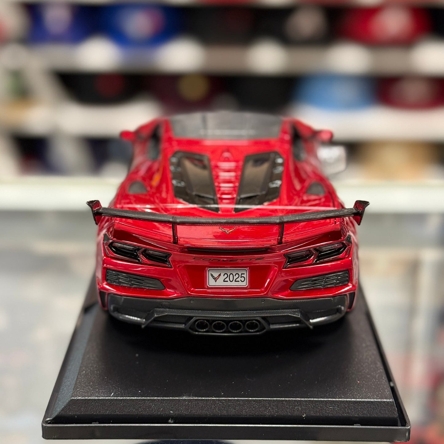 1/18 Chevrolet Corvette ZR1 Metallic Red Sports Car Diecast Model Car | New