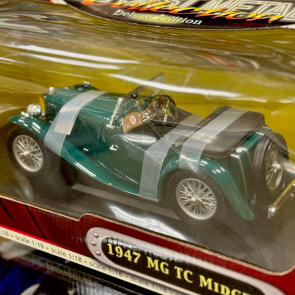 1/18 1947 MG TC Midget Green Road Signature Diecast Model Car