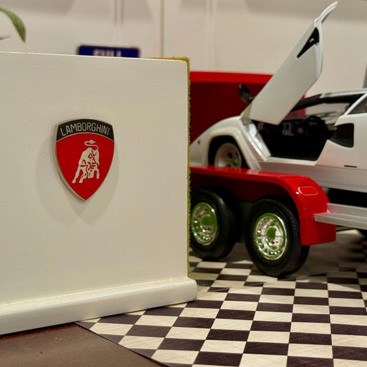Vintage Lamborghini Enamel Pin From Lamborghini Dealer in Japan | Comes with backing