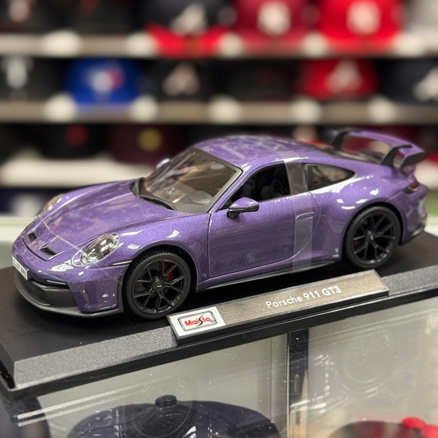 Maisto 1:18 Porsche 911 GT3 992 Frozen Berry Purple Diecast Model Car | New