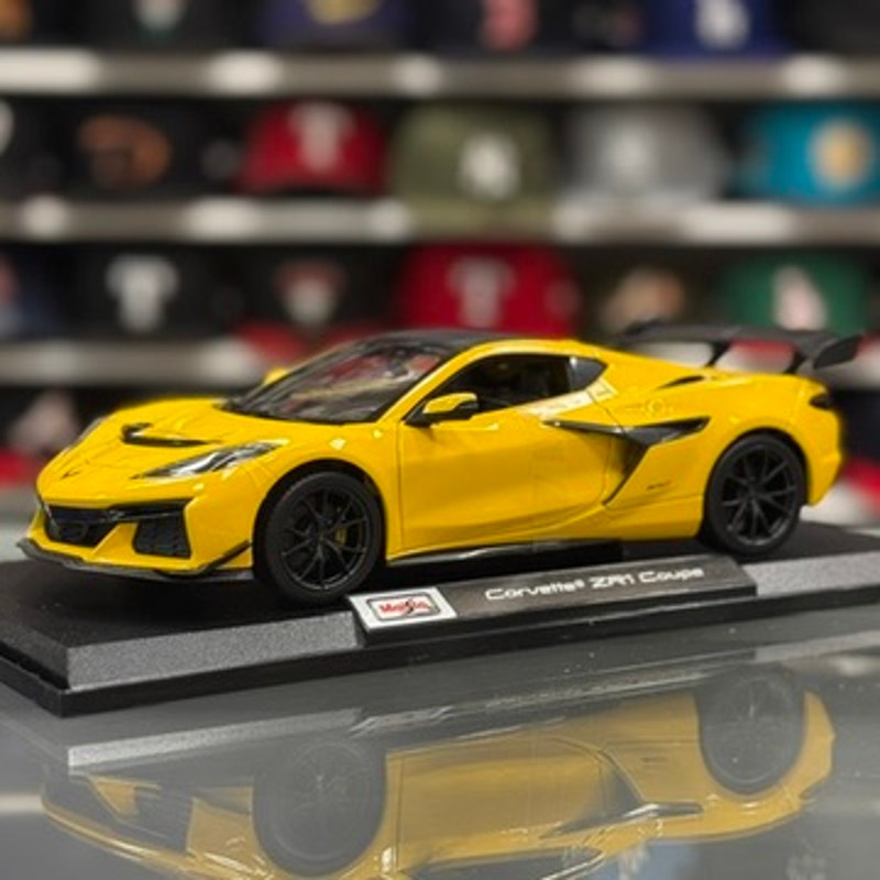 Maisto 1/18 Corvette ZR1 Coupe Yellow Special Edition Diecast Model Car | New
