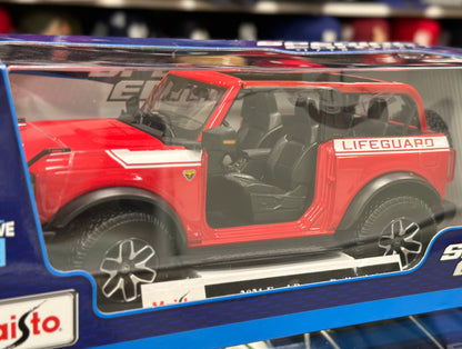 Ford Bronco 'Life Guard' Edition | Maisto 1/18 | New