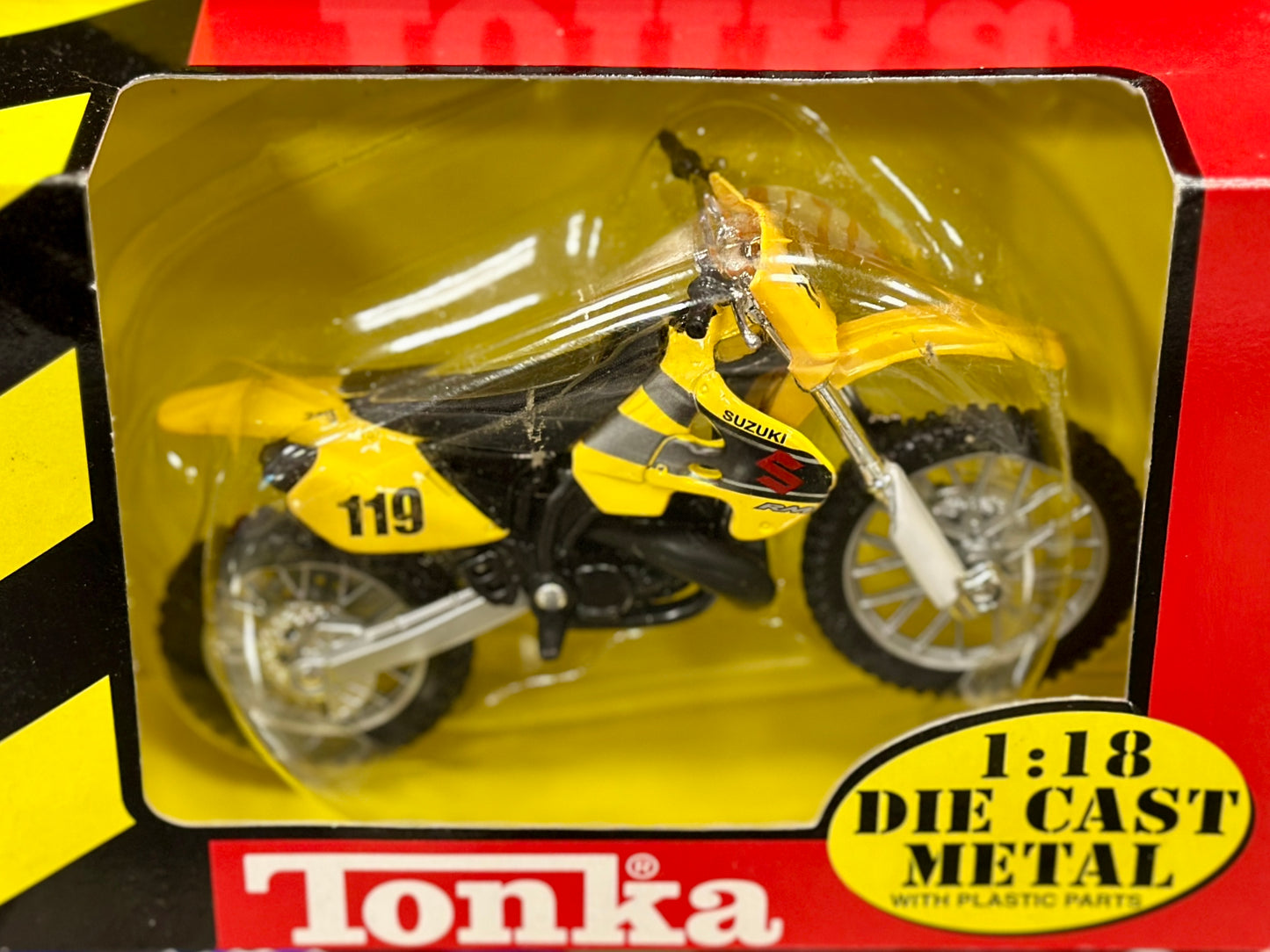 Suzuki 119 Motorcycle Motorbike Tonka 2 Wheeler 1/18