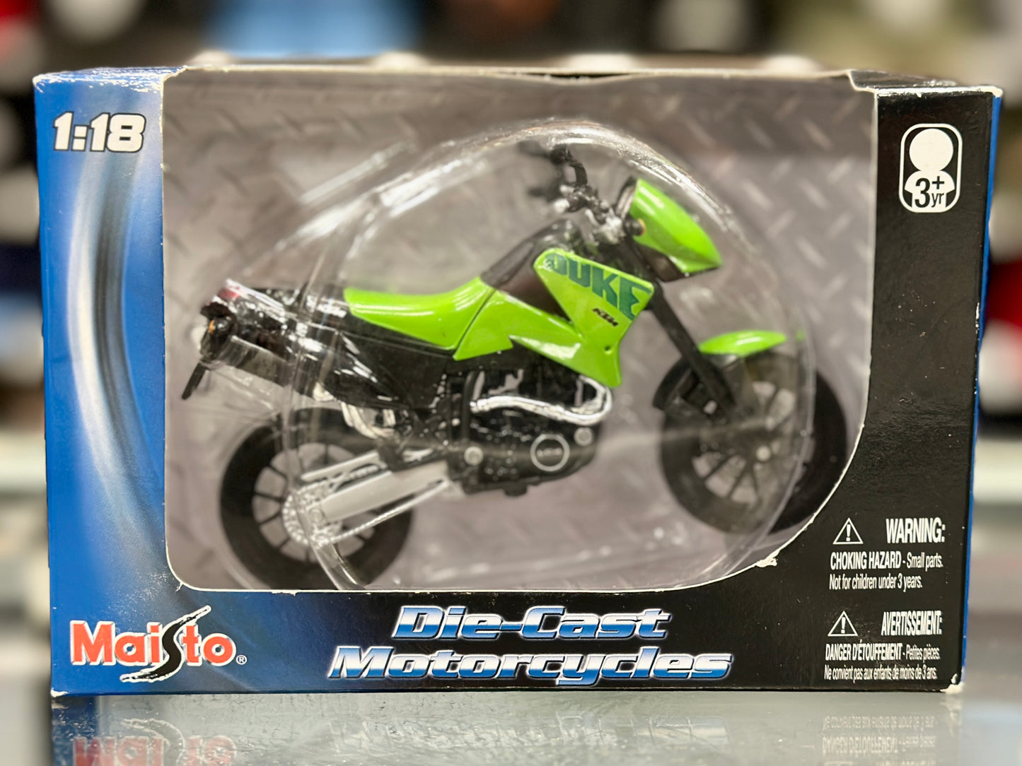 DUKE Dirtbike Motorcycle Motorbike Maisto Two Wheelers 1/18