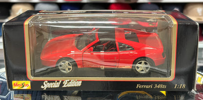 Ferrari 348 TS Red Vintage Maisto 1/18 | New
