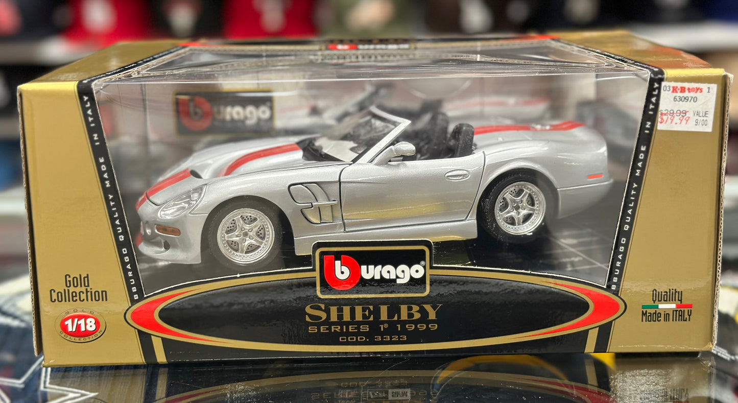 1/18 Scale 1998 Shelby Series 1 Bburago Diecast Model Car | In Box
