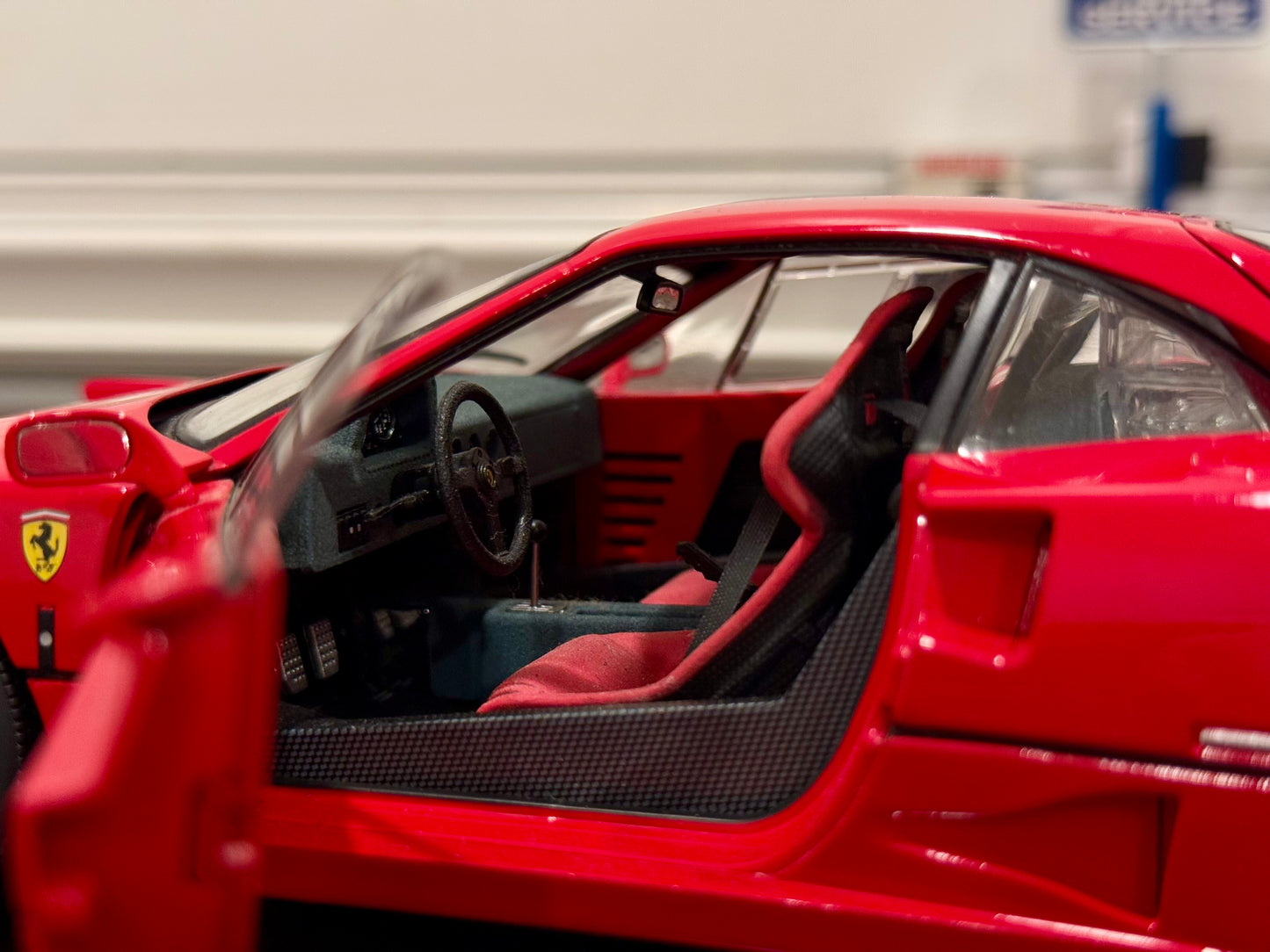 Ferrari F40 Light Weight, Red | Kyosho 1/18