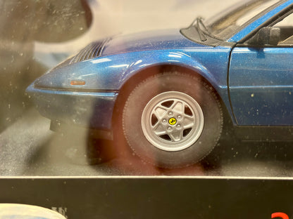 Ferrari 3.2 Mondial Blue | Hot Wheels Elite 1/18 | Open Box