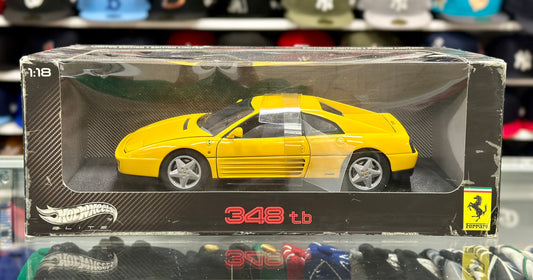 Ferrari 348 tb Yellow | Hot Wheels Elite 1/18 | New