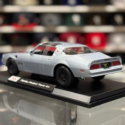 1/18 Pontiac Firebird Trans Am Silver Muscle Car Diecast Model Car | New - Product Image