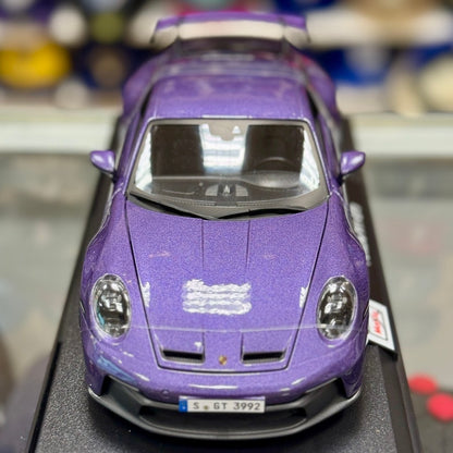 Maisto 1:18 Porsche 911 GT3 992 Frozen Berry Purple Diecast Model Car | New