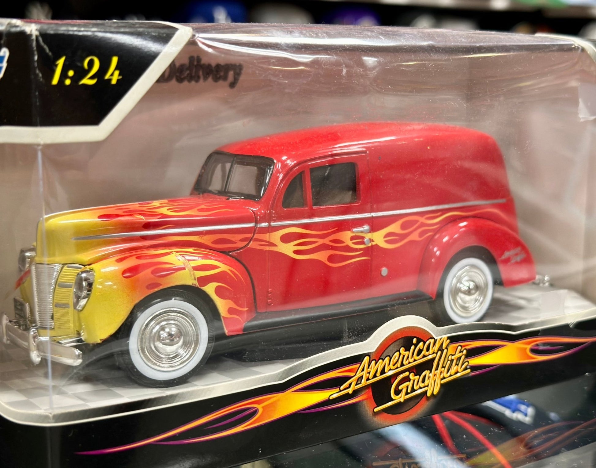 American Graffiti 1940 Ford Sedan Delivery 1/24 Scale Diecast Model Car | New - Product Image