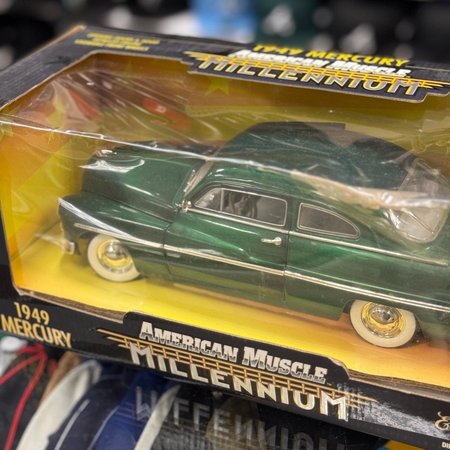 American Muscle 1949 Mercury Coupe Green 1/18 Scale Diecast Model Car | New - Product Image