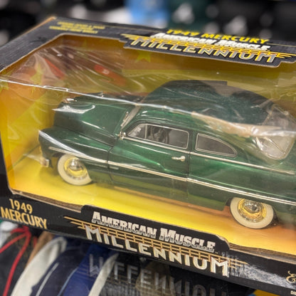 American Muscle 1949 Mercury Coupe Green 1/18 Scale Diecast Model Car | New - Product Image