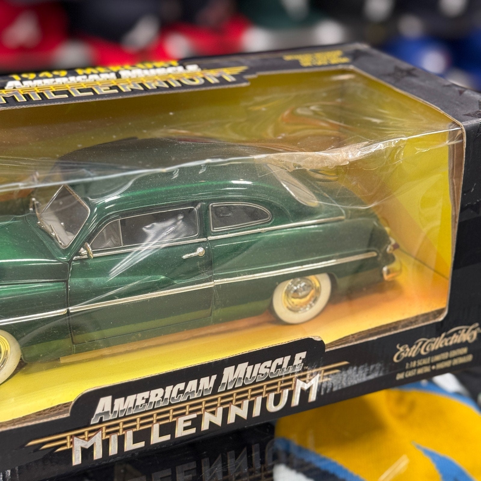 American Muscle 1949 Mercury Coupe Green 1/18 Scale Diecast Model Car | New - Product Image