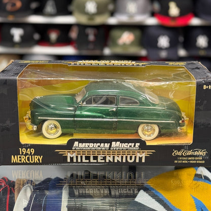 American Muscle 1949 Mercury Coupe Green 1/18 Scale Diecast Model Car | New - Product Image